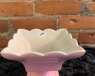 Hull pottery 157 pink rectangular