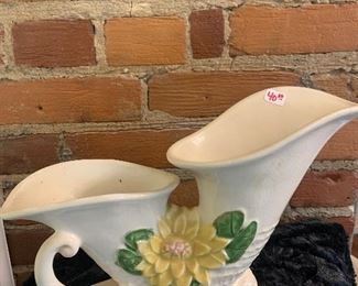 Hull L-27 Double Cornucopia Vase 