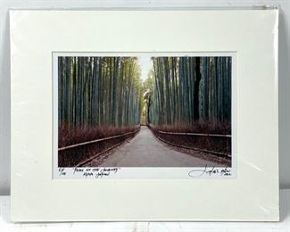 Michael Chen Pen Signed Photograph. Japan, Numbered 57/100 - Matted