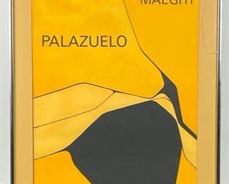 Palazuelo Vintage Lithograph Gallery Poster
