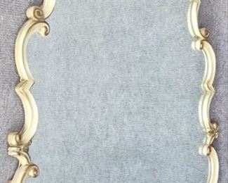 Fancy French Provincial Hollywood Regency Wall Mirror 