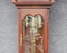 Vintage Hentschel Tall Grandfather Clock Moon Phase Dial