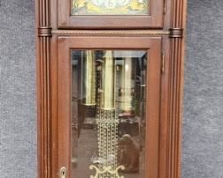 Vintage Seth Thomas Tall Grandfather Clock Fancy Decoy Design Moon Phase Dial