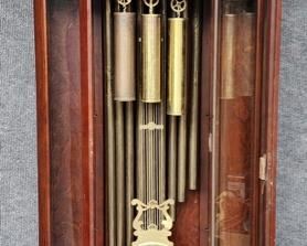 Vintage Hentschel Tall Grandfather Clock Moon Star Phase Dial 