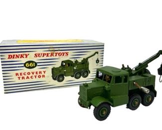 Antique Dinky Supertoys Recovery Tractor w/Box Toy - Looks to be in great condition. Color is very nice still. 