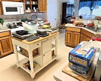 Kitchen misc. (and the island is for sale)