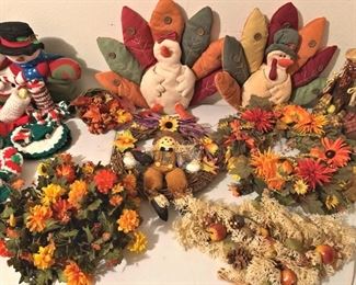 Some of the Fall and Christmas decor