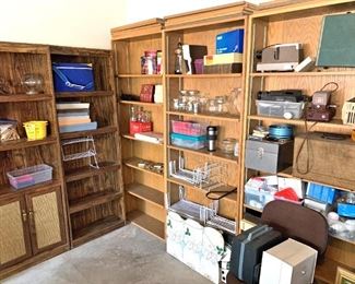 Just some of the bookcases in this estate
