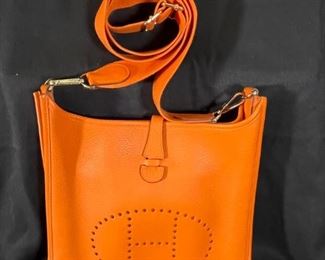 HERMES LEATHER HANDBAG, NEW IN BAG