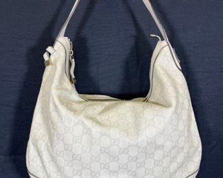 LEATHER GUCCI HOBO BAG