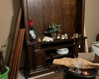 Large two piece entertainment system