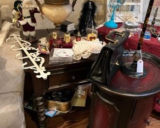 Lamps, tables and odds and ends