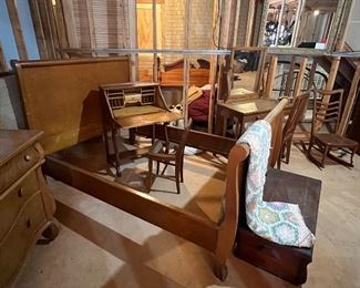 Birdseye maple bedroom, 6 pieces