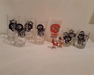 NFL Kansas City Chief glasses