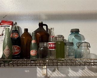 soda bottles & jars
