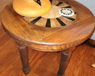 Inlaid end table