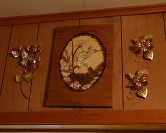 Wall Decor - Midcentury Metal Flowers