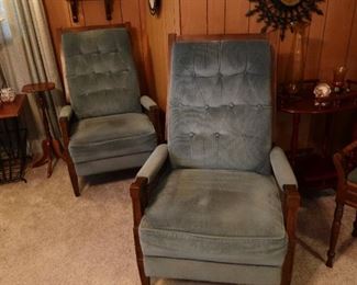 Pair of Midcentury Recliners