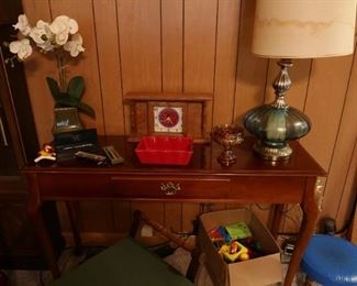 Sofa Table - Midcentury Lamp - Marines Clock