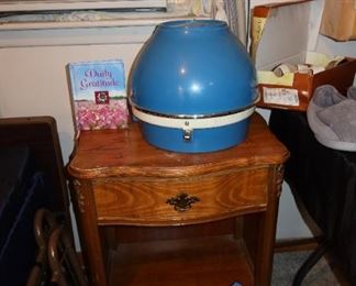 1 Drawer Nightstand - Hair Dryer
