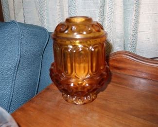 Amber Brown Fairy Lamp