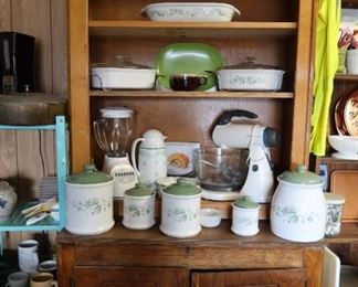 Ivy Canister Set - Mixer - Blender - Casserole Dish - Large Storage Cabinet