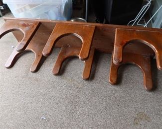 Cowboy Hat Rack - Holds 6 Hats