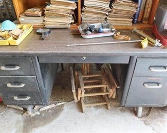 Midcentury Metal Desk