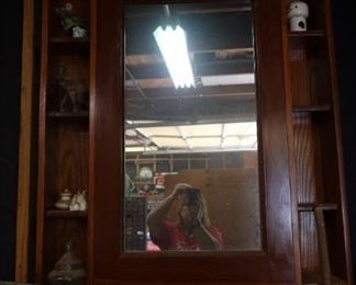 Wall Shelf with Mirror