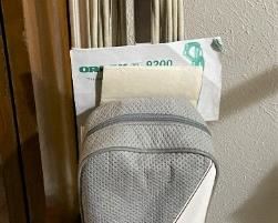 ORECK VACCUUM WITH LOTS OF NEW BAGS.