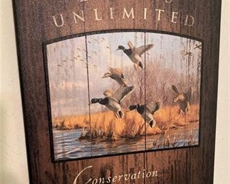 DUCKS UNLIMITED PLACK.