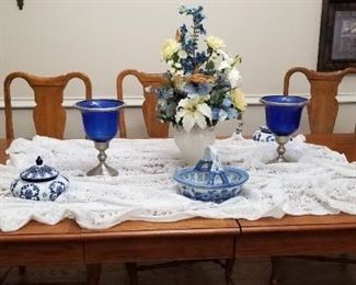 A very nice collection of Blue and white ceramic and porcelain.