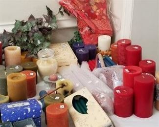 Candles, candles and more candles.