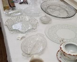 Glassware and pottery