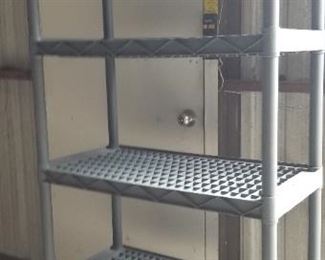 Heavy plastic shelving Units