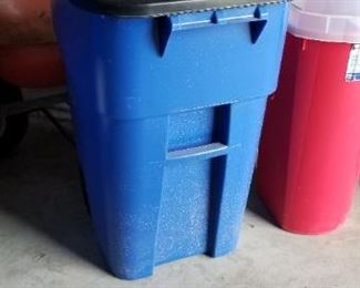 Two dumpster type Trash Bins