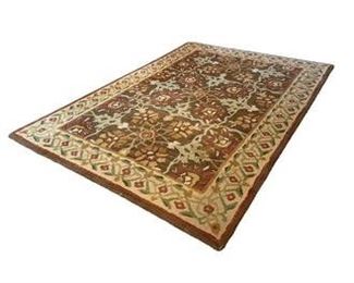 $105 USD     Company C Hand Hooked/Tufted New Zealand Wool Area Rug LA178-21     Description: Iznik tiles in shades of brown. 
Dimensions: 44 x 66"
Condition: Very good condition.
Local pick up Potomac, MD.  Located on first floor.  Contact us for shipper suggestions.     https://goodbyhello.com/products/la178-21?_pos=33&_sid=7cd389f6e&_ss=r