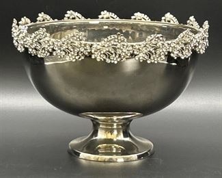Nicole Miller Accents Footed / Punch Bowl Adorned