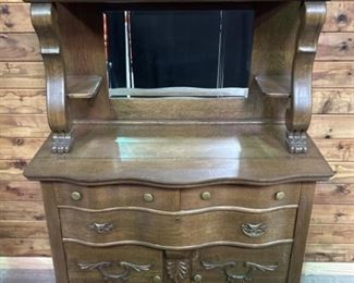 Antique Tiger Oak Dresser / Buffet