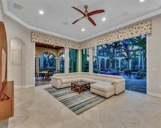 Natuzzi Leather sectional sofa