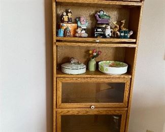 1980’s oak bookcase 