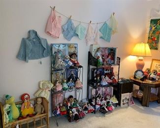 Dolls and doll clothes 