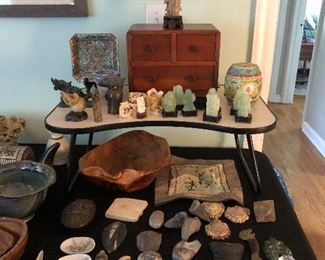 Fossils, Carvings, Vintage Chinese and more!