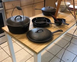 Kitchen Table with Cast Iron and more