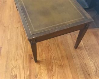 Brandt Mahogany Coffee Table w/Leather Top 