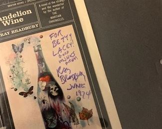 vintage autographed books