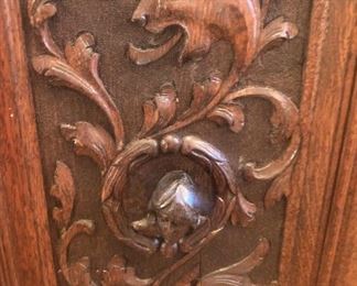 More detailed carvings.