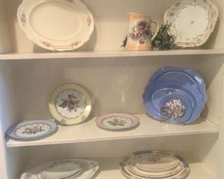 Colorful plates and platters