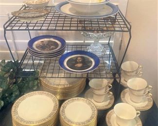 54 pieces of lovely Lenox "Tuscany" china 