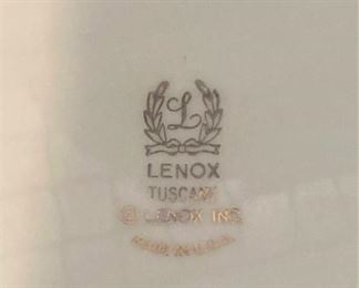 Lenox "Tuscany" china 